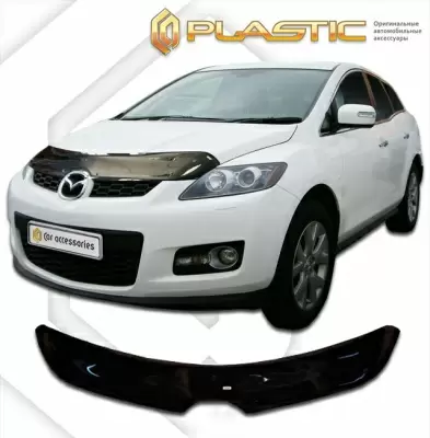 Мухобойка (дефлектор капота) для Mazda CX-7 2007-2012 (арт. 2010010102210)