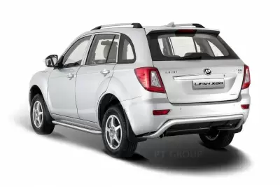 Защита заднего бампера O51мм (НПС) LIFAN X60 2012-2016 от Интернет-Магазина Autoboks.kz