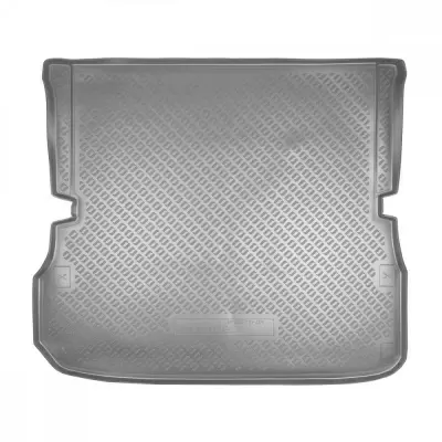 Коврики в багажное отделение для Nissan Pathfinder (R52) (2014) (сложенный 3 ряд) (серый)