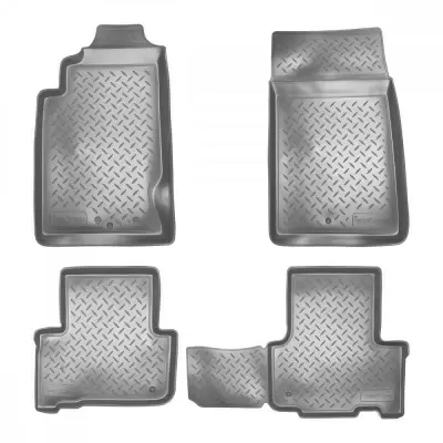 Коврики салонные для Ssang Yong Rexton (RJ,RJN) (2001) (серый)