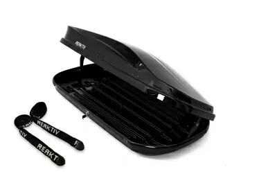 Автобокс REAKTIV Kometa 400 черный глянцевый двустороннее 600 л от интернет-магазина AUTOBOKS.kz. 