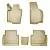 Коврики салонные для Seat Alhambra II 3D (2010) (5 мест) (бежевый) от интернет-магазина AUTOBOKS.kz. 