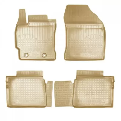 Коврики салонные для Toyota Corolla (E14) (2007) (бежевый)