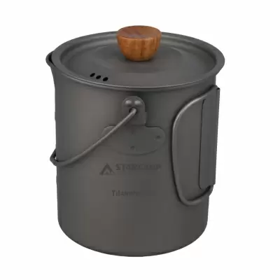 Плитка-горелка с кружкой из титана STARCAMP HX-TKT03