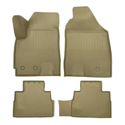 Коврики салонные для JETOUR X70PLUS (2020-2025) (бежевый)