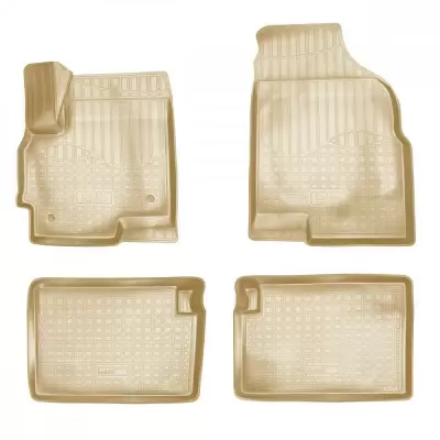 Коврики салонные для Chery Tiggo 3 (I) 3D (2016) (бежевый)