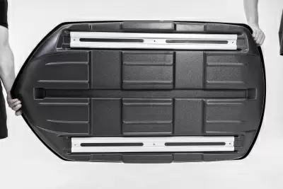 Автобокс REAKTIV Bolid 360 белый глянцевый двустороннее 450 л от интернет-магазина AUTOBOKS.kz. 