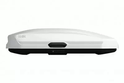 Автобокс LUX TAVR 175 белый глянец 450л от интернет-магазина AUTOBOKS.kz. 