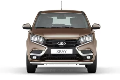 Защита переднего бампера одинарная O51 мм (НПС) LADA XRAY с 2016