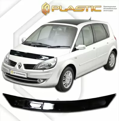 Мухобойка (дефлектор капота) для Renault Scenic II 2006 (арт. 2010010104795)