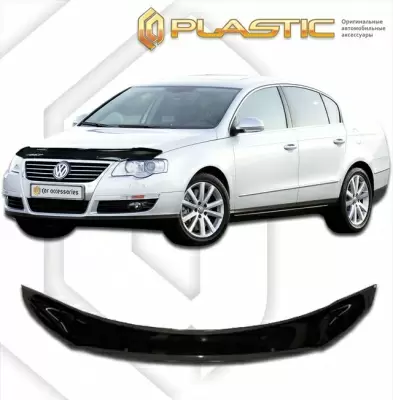 Мухобойка (дефлектор капота) для Volkswagen Passat 2006-2011 (арт. 2010010101411)