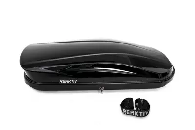 Автобокс REAKTIV Kometa 400 черный глянцевый двустороннее 600 л