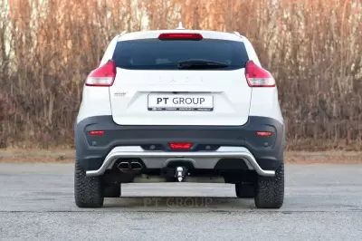 Защита заднего бампера "Волна" O51 мм (НПС) LADA XRAY Cross с 2018
