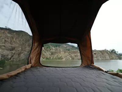 Автопалатка Wild Land Bush Cruiser V2 Pro 140 бежевый от интернет-магазина AUTOBOKS.kz. 