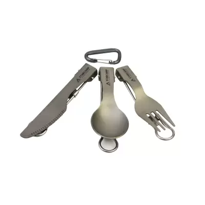 Вилка-ложка-нож из титана STARCAMP HX-TK16