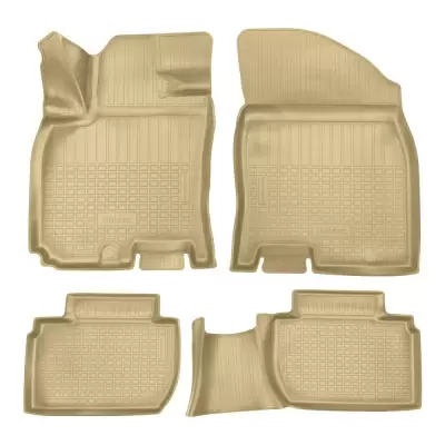 Коврики салонные для BAIC U5 PLUS (2023) (бежевый)