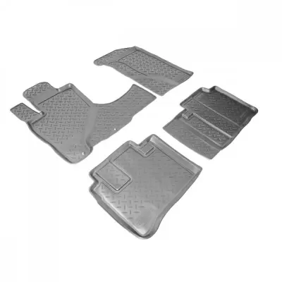 Коврики салонные для Honda Civic X 3D (HB,SD) (2015) (серый)