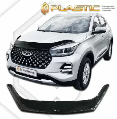 Мухобойка (дефлектор капота) CA Plastic 2010010116927 для Chery Tiggo 4 Pro 2021+