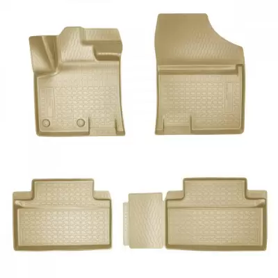 Коврики салонные для JAC S5 3D (2013) (бежевый)