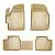 Коврики салонные для Daewoo Gentra (2013-2015)\ Ravon Gentra (2015) (бежевый) от интернет-магазина AUTOBOKS.kz. 