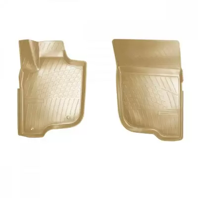 Коврики салонные для Mitsubishi L200 V 3D (2015) (бежевый)