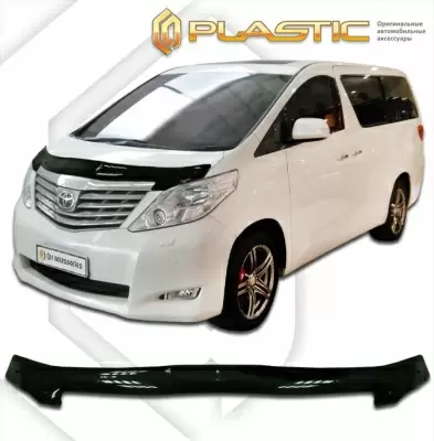 Мухобойка (дефлектор капота) для Toyota Alphard 2008-2011 (арт. 2010010110970)
