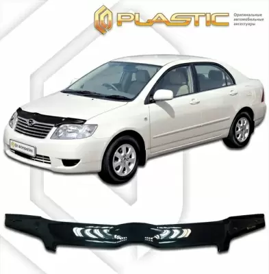 Мухобойка (дефлектор капота) для Toyota Corolla 2004-2006 (арт. 2010010104429)