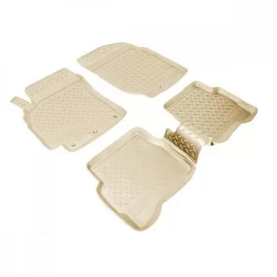 Коврики салонные для Mini Hatch (F56) 3D (3 дв.) (2014) (бежевый)