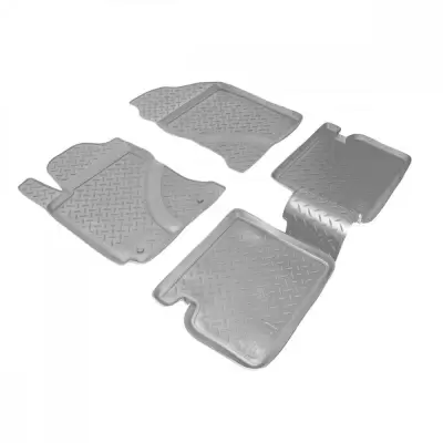 Коврики салонные для Toyota C-HR 3D (2016) (полный привод) (серый)