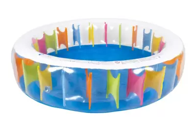 Бассейн надувной SunClub Giant Rainbow, 190x190x50см, 10628