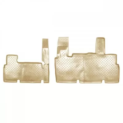 Коврики салонные для GAZ Gazel (цельно-металлический фургон КОМБИ) (2003) (зад) (бежевый)