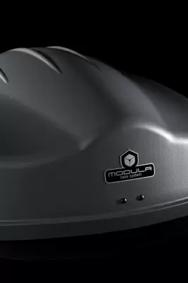 Автобокс Modula CIAO 340 серый матовый от интернет-магазина AUTOBOKS.kz. 