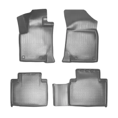 Коврики салонные для Geely Atlas PRO 3D (2021) (серый)
