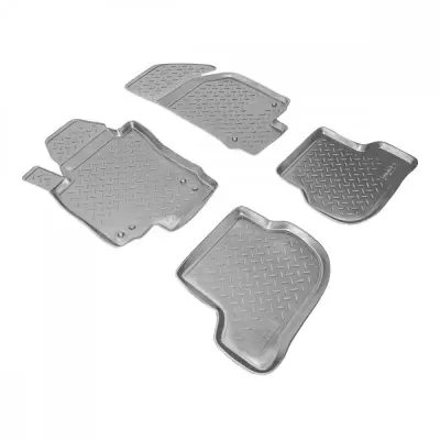 Коврики салонные для Volkswagen Golf Plus (2009) (серый)