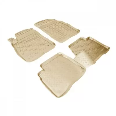 Коврики салонные для Hyundai Solaris (2010) (бежевый)