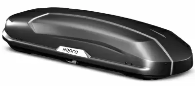 Автобокс Hapro Trivor 640 (640 л) черный матовый двустороннее от интернет-магазина AUTOBOKS.kz. 