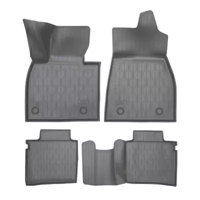 Коврики салонные для HONGQI HS5 I (2019) (серый)