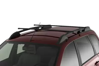 Рейлинги с попереч.проф.1,05 (Черн) (под крышу с "ребром") Усилен LADA KALINA Универсал 2004-13