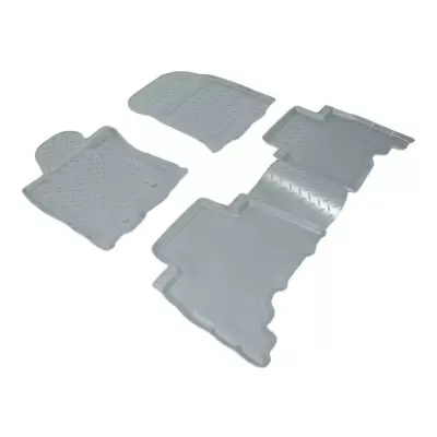 Коврики салонные для Toyota LC-150 Prado (J150) (2010) (5 мест) (серый)