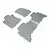 Коврики салонные для Toyota LC-150 Prado (J150) (2010) (5 мест) (серый) от интернет-магазина AUTOBOKS.kz. 