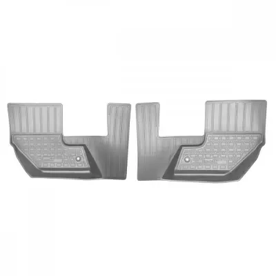 Коврики салонные для Volvo XC90 3D (2015) (5 мест) (серый)
