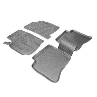 Коврики салонные для Geely Emgrand (X7) 3D (2018) (серый)