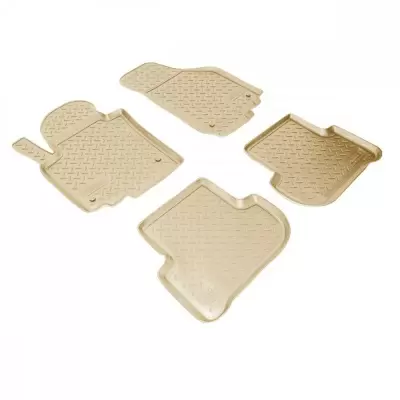 Коврики салонные для Skoda Superb III 3D (2015) (бежевый)