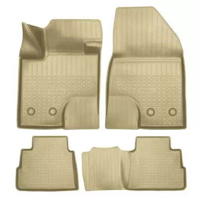Коврики салонные для Haval H6 III 4WD 3D (2021) (бежевый)