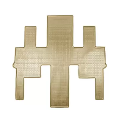 Коврики салонные для Hyundai Staria 3D (2021) (3 ряд 7 мест) (бежевый)