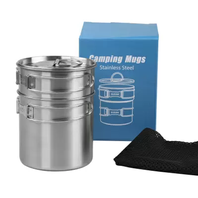 Набор посуды из нержавейки STARCAMP HX-SK08