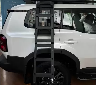 Боковая лестница на Toyota LC250 черный от интернет-магазина AUTOBOKS.kz. 