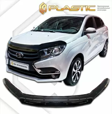 Мухобойка (дефлектор капота) для ВАЗ LADA X-Ray 2016+ (арт. 2010010111939)