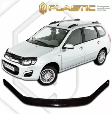 Мухобойка (дефлектор капота) для ВАЗ Lada Kalina 2013+  (арт. 2010010109288)