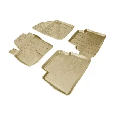 Коврики салонные для Ford C-Max (DM2) (2003-2010) (бежевый)